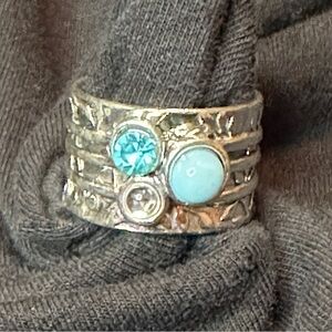 Size 9 Exquisite Bohemian Style Ring NWT